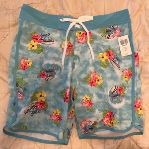 Disney Lilo & Stitch Mens Swim Trunks Shorts